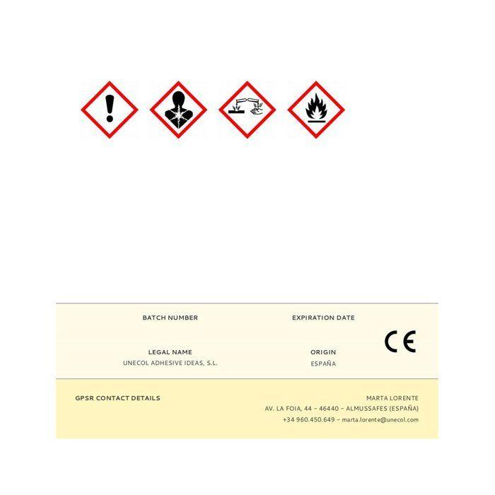 Adhésif Pour Tuyaux En PVC - UNECOL - Uneplas A2041 - Pinceau Applicateur Intégré - 500 Ml