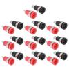 10Pairs 4mm Banana Jack Socket Panel Mount Safe Return Type Binding Post Red & Black 31.5mm/1.24in Banana Female Jack