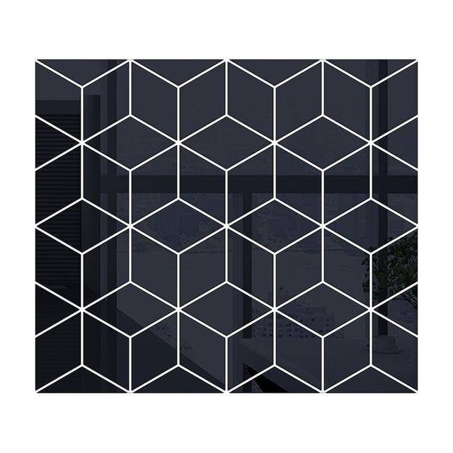 

3D Зеркальные Наклейки Ромбы Треугольник Настенные Художественные Наклейки Самоклеящиеся Зеркальные Наклейки для ТВ Фона Гостиная Домашний Декор XS 24.5x45cm 8pcs