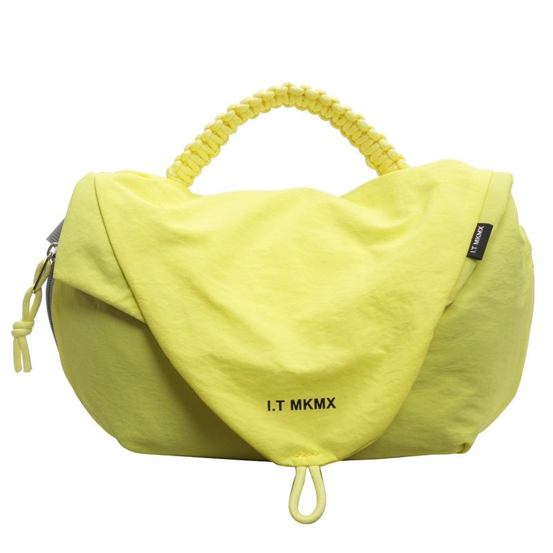 Niche Leisure Sports Messenger Bag Women's Light Handbag New Fitness Cycling Fanny Pack Nylon Dumpling Bag