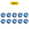 14mm Car Key Sticker Logo 3D Metal Emblem For Mercedes Benz B/C/E/S Class A Class C200L GLC GLE CLA accessories Car Styling CD2