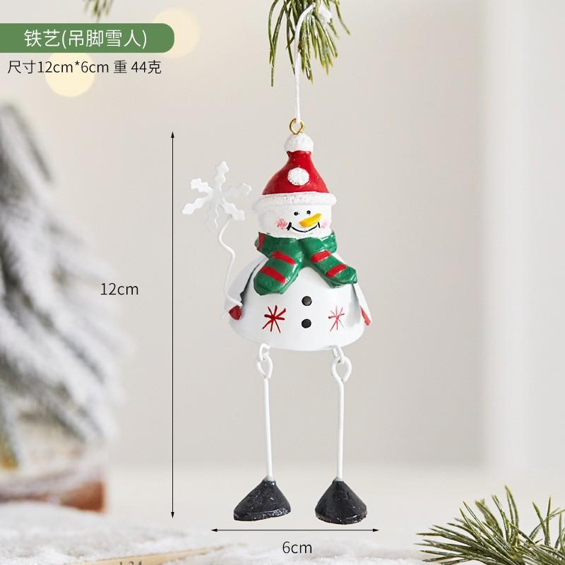 New Christmas Wrought Iron Decorative Cabin Mailbox Indoor And Outdoor Decorations, Bar, Shopping Mall Window Ornaments