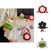 Christmas Tree Canvas Mini Crossbody Bag For Daily Wear With Soft Structure For Women