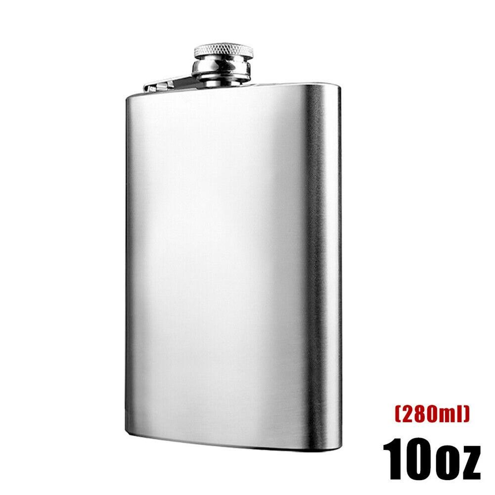 Unbreakable Stainless Steel Flask Pocket Wine Bottle with Leak Proof Cap