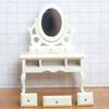 Creative 1:12 Dresser Multicolor Dolls Accessories Dollhouse Furniture Playing House Photo Props Miniature Dressing Mirror Gift