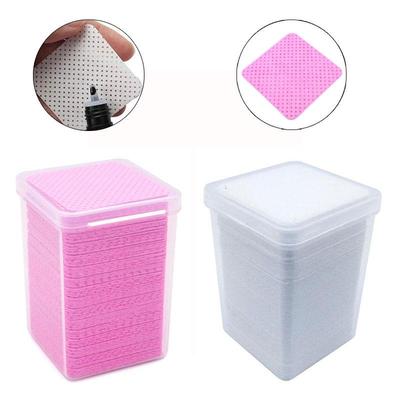 Lingettes en coton en papier non pelucheux, 200 pièces, tampons dissolvant de colle pour Extension de cils, greffage de cils, nettoyage de colle, lingette buccale, outil de maquillage