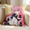 ZZero No Tsukaima Cute Girl LLouise  Square DoubleSided Printed Pillow Case Bedroom Bedside Pillow Sofa Cushion Cover