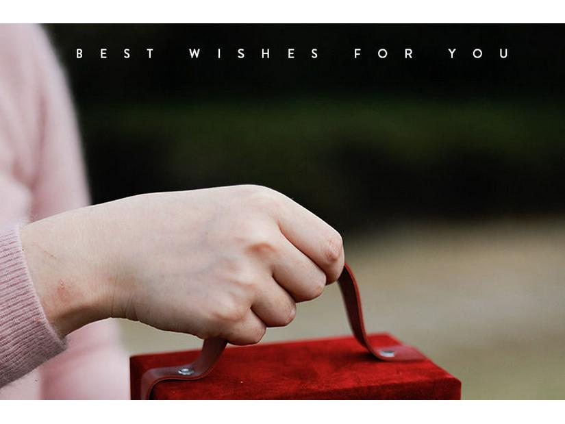 Velvet Handheld Wedding Gift Box for Bridesmaids