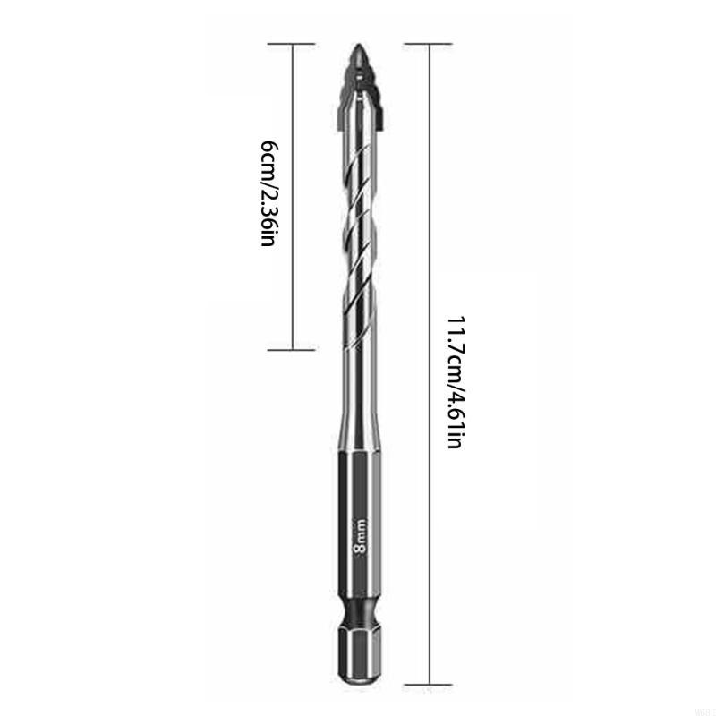 6/8/10/12mm Eccentric Drill Bits Four Eccentric Twist Drill Bit Set M68E