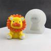 3D Animal Shape Silicone Mold Candle Resin Making Tool DIY Candle Moulds Lion Ornaments Home Decorations Supplies