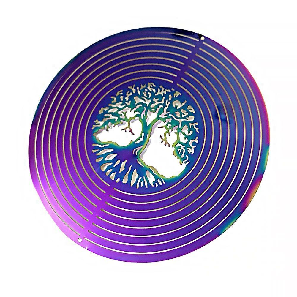 Stainless Life of Tree Ornaments Outdoor Garden Home Decoration Wind Chimes Wind Spinner