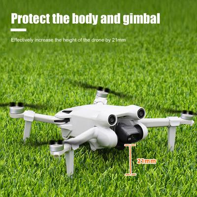 4 szt. Nóżki do lądowania drona Kompatybilne z dronem DJI MINI 3 PRO Przednie Tylne Podwozie Podwyższone Nóżki Wsporcze Akcesoria Zamienne do Drona