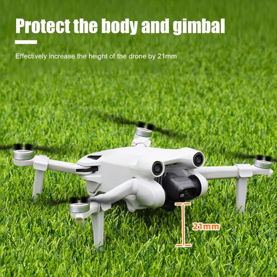 4 ks Přistávací nohy pro dron Kompatibilní pro dron DJI MINI 3 PRO Přední zadní přistávací podvozek Zvýšené podpěrné nohy Náhradní příslušenství pro dron