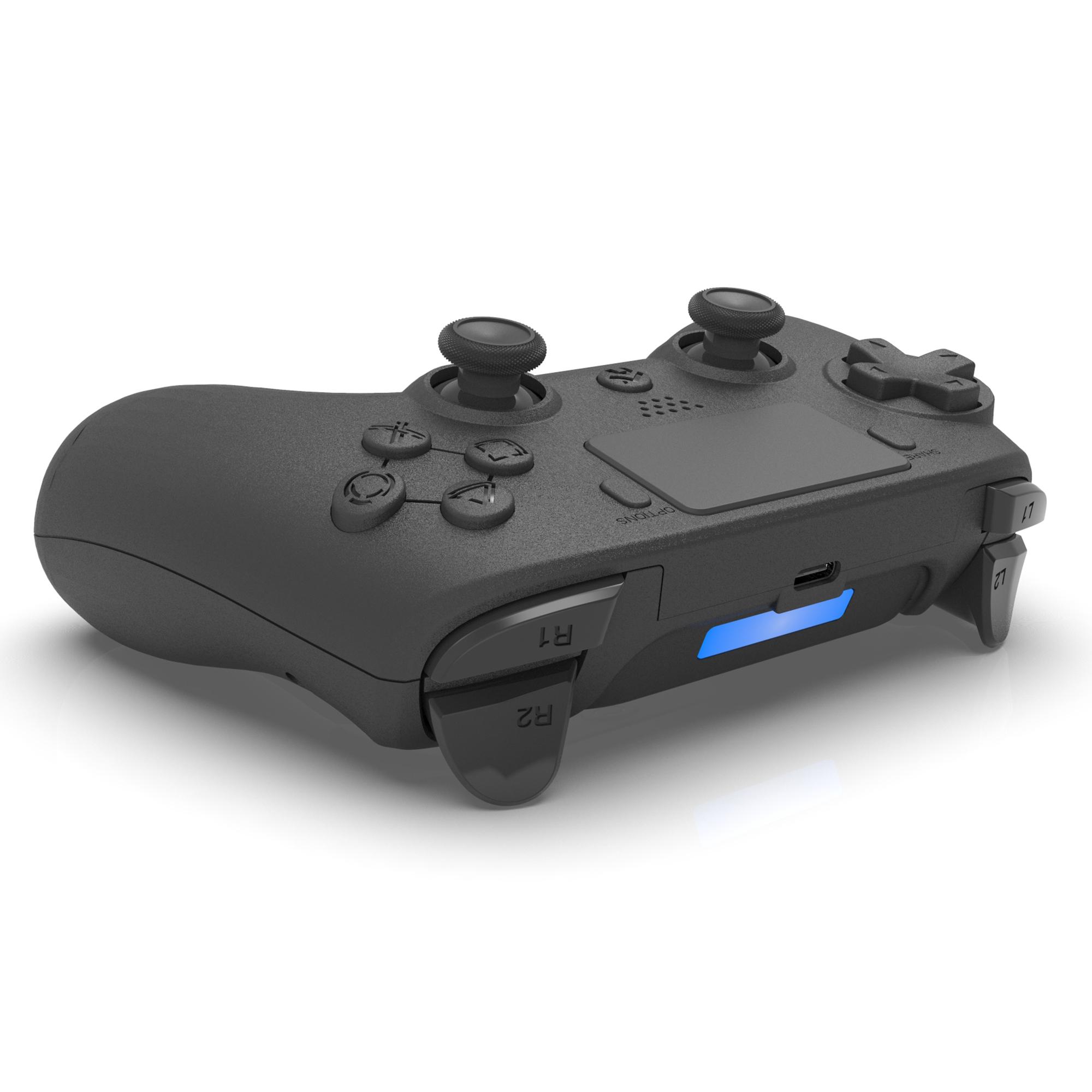 

TOPWOLF HS-PS4256 Wireless Controller for PS4 Dual Vibration Programmable Bluetooth-compatible Game Console A