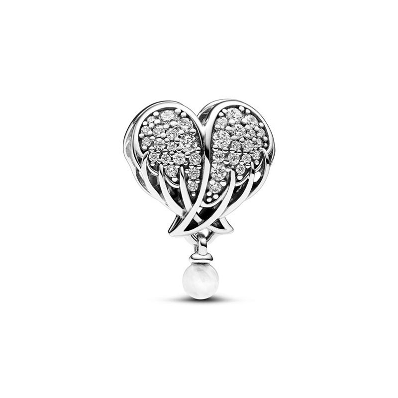 Diy Women Jewelry Gifts Sparkling Hearts Series Charms Leveled Hearts Openwork Mom&Heart Beads Fit Original Bracelet Accessories