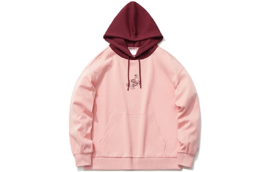 Li Ning X Disney Sweatshirts Women s Pink Hooded Moderate Regular AWDR138-1 S