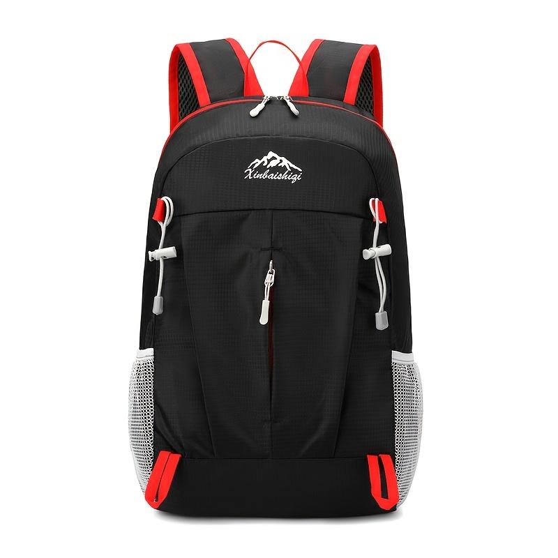 Casual Foldable Nylon Men Hiking Backpack, Lightweight Outdoor Daypack with Adjustable Straps, Versatile for Men's Travel School