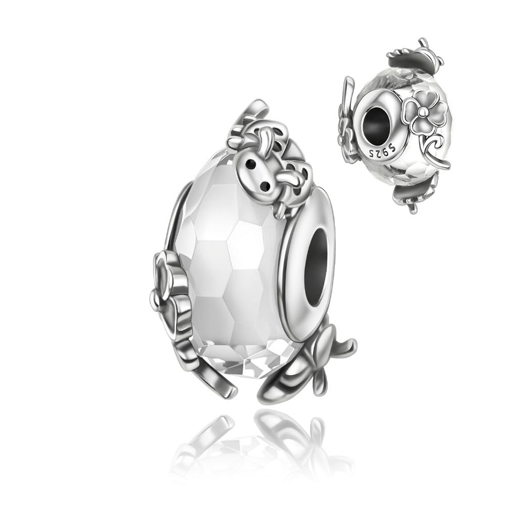 Colorful Copper Candy Murano Glass Beads Christmas Magic Murano Glass Charm Fits Bracelet & Necklace For Best Gift