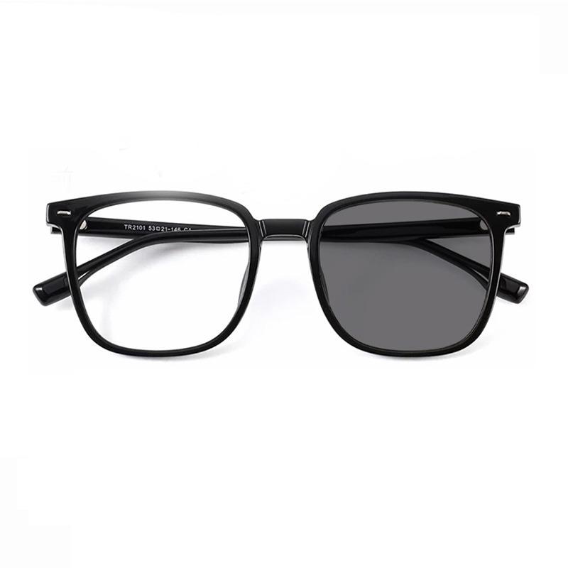 

Модные ультралегкие фотохромные солнцезащитные очки для мужчин и женщин, винтажная квадратная оправа, очки с защитой от синего света