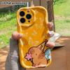 Phone Case: 2D Flat, Suitable for iPhone 18 17 16 15 14 13 12 Pro Protective Case, Phone Decoration, Magical Elf Capybara, Perfect Christmas and Hallo