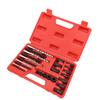 25 Pcs Screw Extractor Set High Hardness Steel Easy Out Broken Bolt Extractor Kit with Storage Case