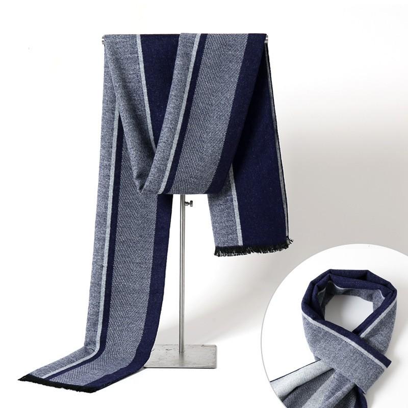 

Plaid Men Scarf Winter Cashmere Warm Neckerchief Men S Scarves Business Long Pashmina Shawl Christmas Gifts For Man