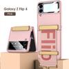 Matné puzdro držiaka na zápästie Predná obrazovka s fóliou pre Samsung Galaxy Z Flip 6 5 4 3 5G Flip 5 Flip 6 Flip 5 Skladací kryt náramku