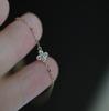 925 Sterling Silver Exquisite Lucky Flower CZ Link Chain Stackable Sweet Bracelet For Women Daily Fine Jewelry