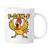 Rooster Ceramic Coffee Mug 3D Printed Chicken Design Tea Cup Hot Drinks Cup for Home Kitchen Restaurant Use