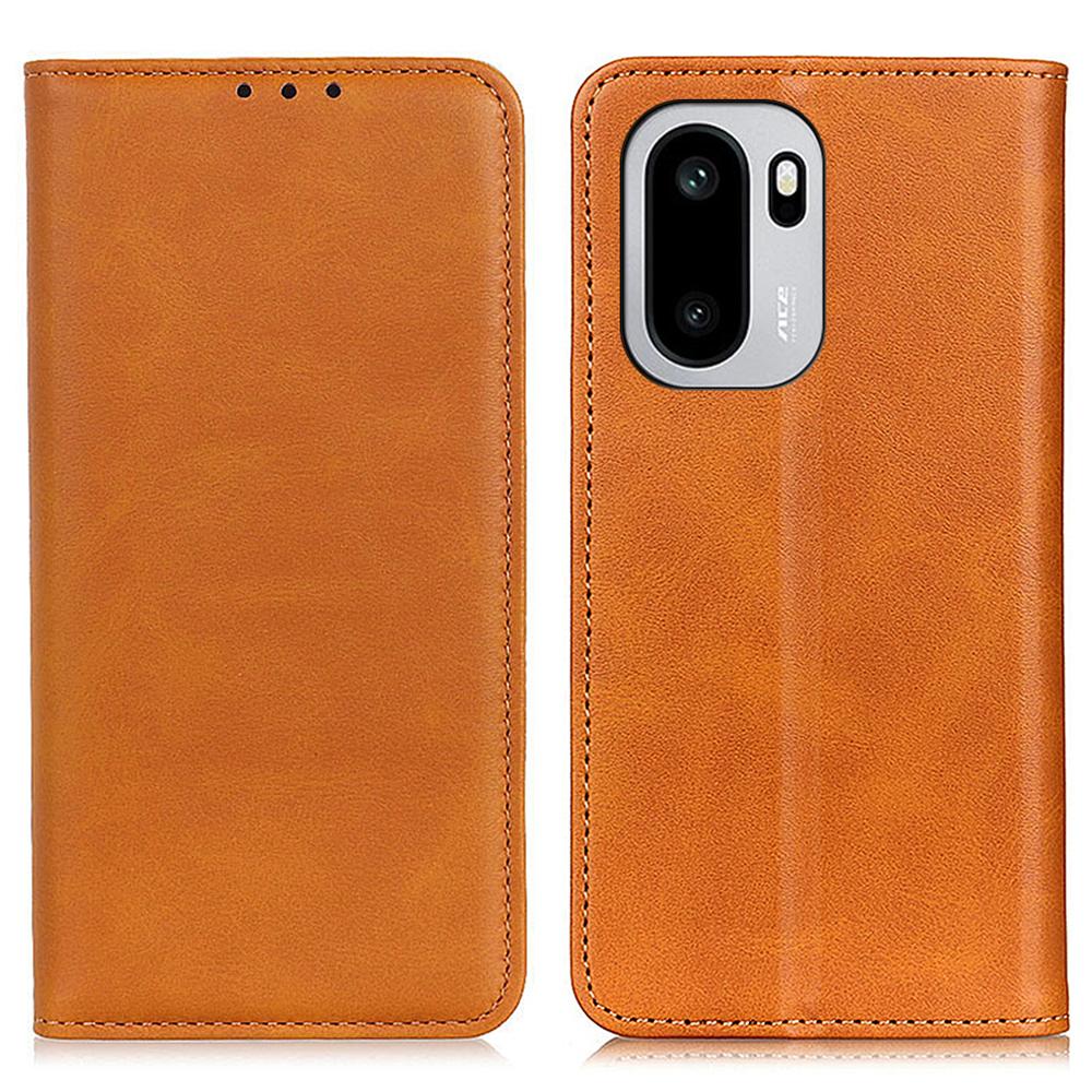 For OnePlus 15R 5G/Ace 6T 5G/Ace 6 5G Case Cowhide Texture Split Leather Flip Wallet Phone Cover