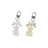 Transparent Resin Gummy Bear Keychain Bag Decoration Lovely Bag Pendant  Bag Ornament