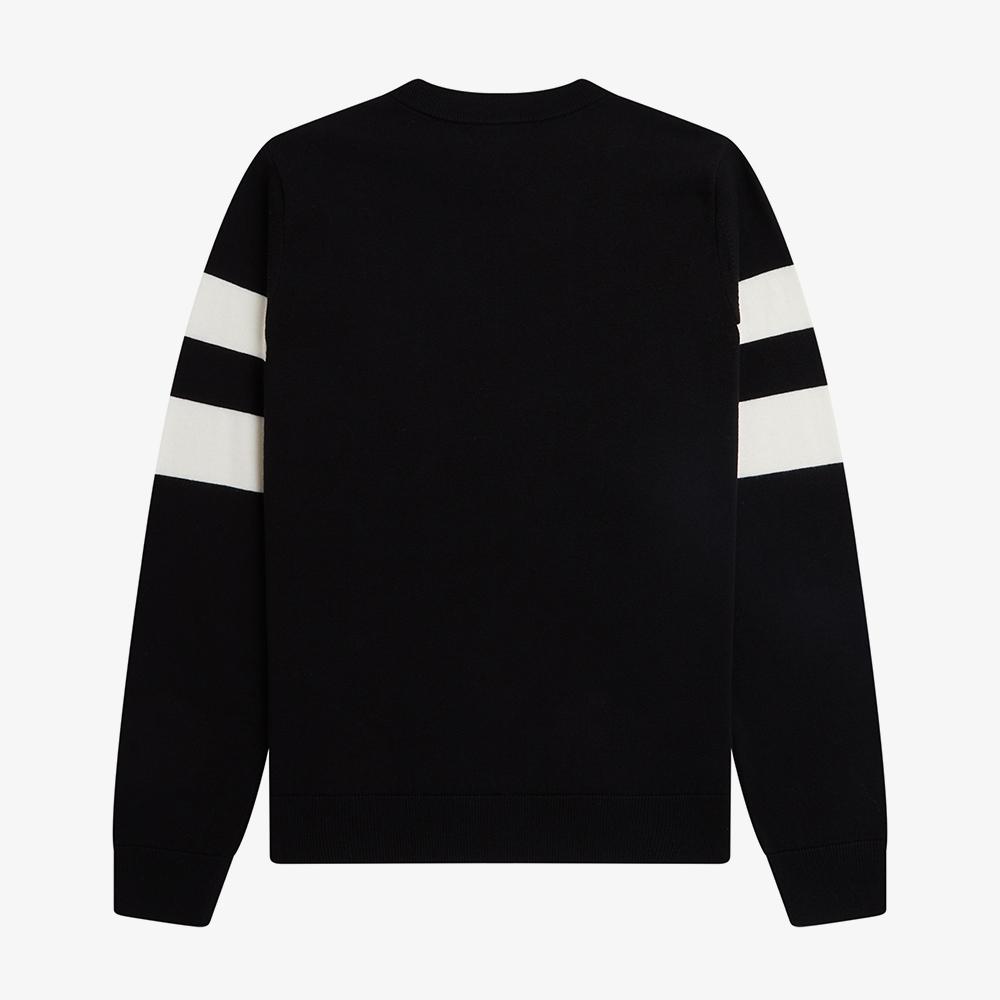 Fred Perry [Sharp] Tipd Sleeve Knit (102) Afpm2335533-102