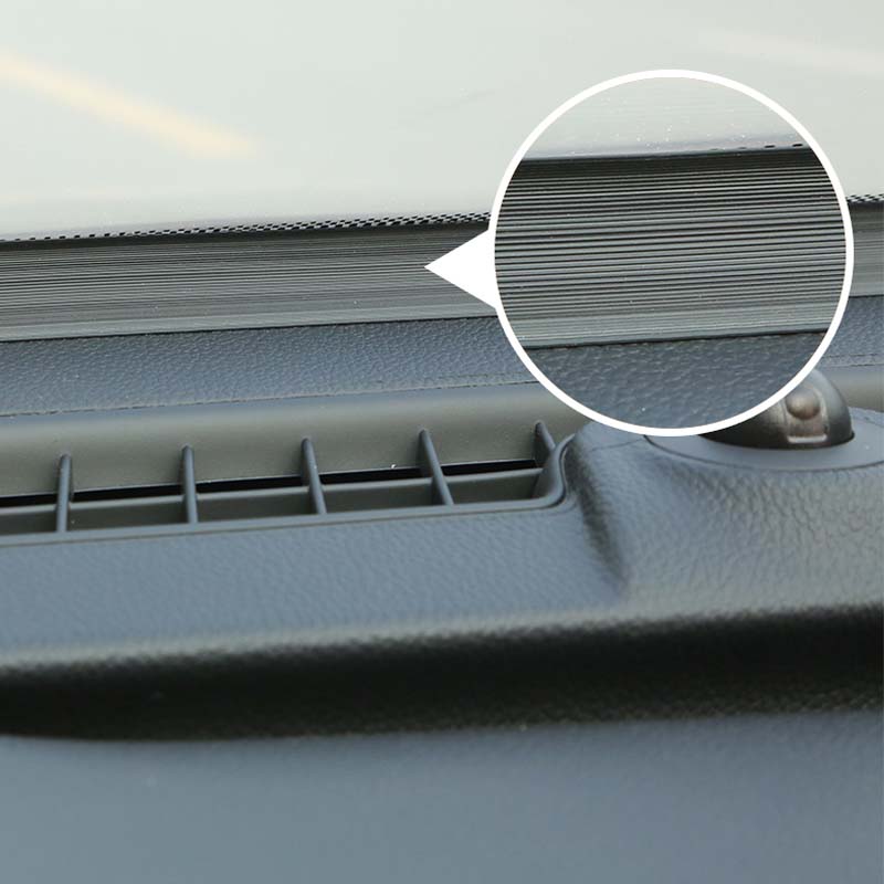 Striscia Sigillante Cruscotto Auto 1,6 m Insonorizzata Universale Adesivo Auto Guarnizione in Gomma Isolamento Acustico per Guarnizione Meteo Accessori Auto