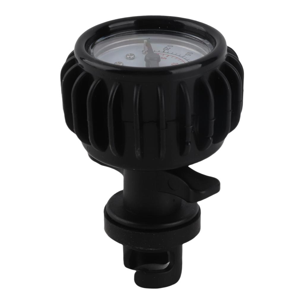 Inflatable Boat Barometer 0-2 BAR or 0-30 PSI Measuring Ranges Rubber Dinghy Unidirectional Pressure Gauge Measuring Tool 7