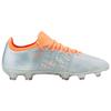 Puma Ultra 3.4 Round Toe Lace-Up AG (Rubber Short Studs) Fabric Durable Breathable Soccer Shoes Men Soccer Shoes Silver Orange 106699-01