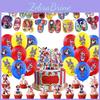 Digitaler Zirkus Geburtstagsparty Ballon Set Die Erstaunlichen Digitalen Zirkus Ballons Flaggen Und Requisiten