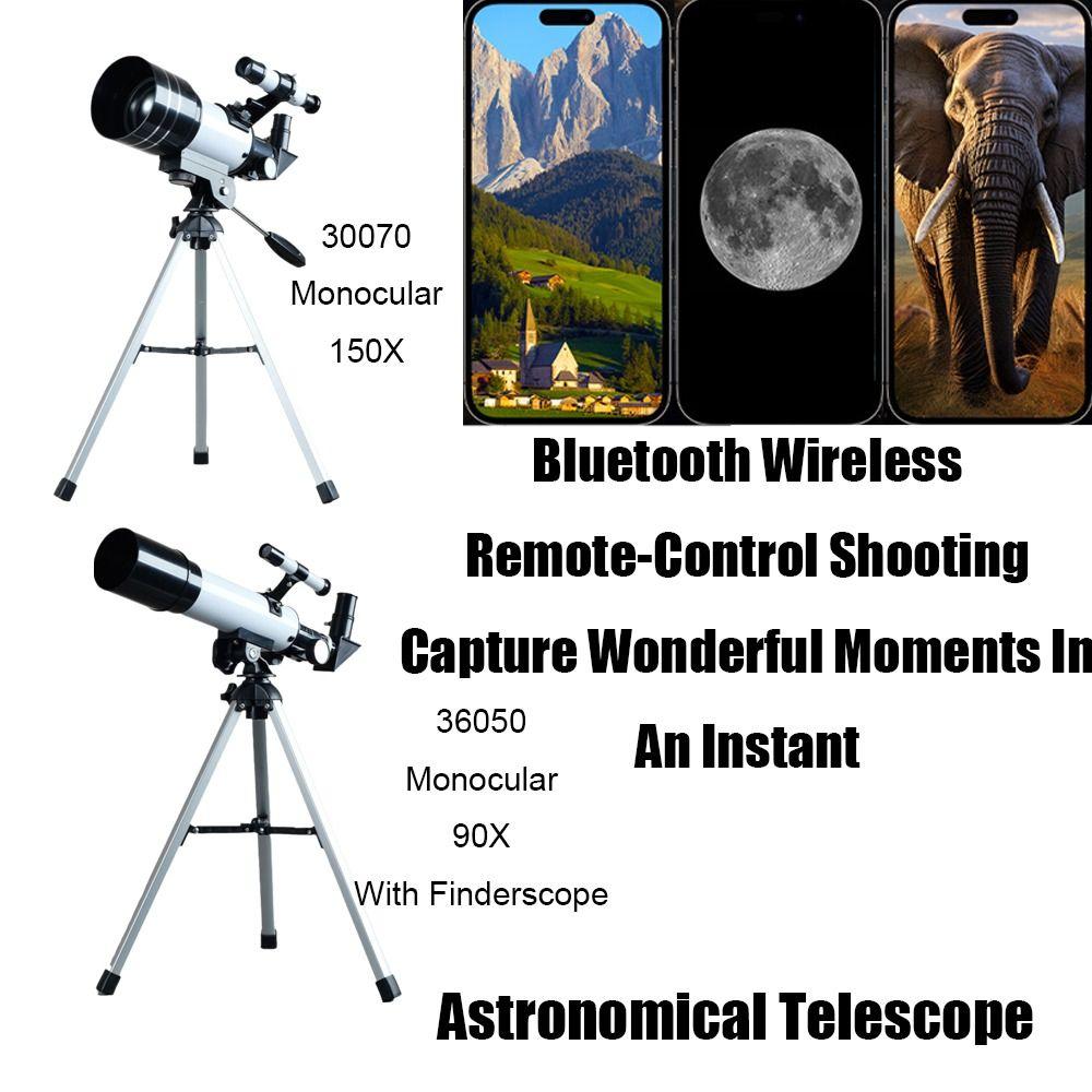 30070,36050 Kids Astronomical Telescope IP54 Landscape Observation Tool Stargazing