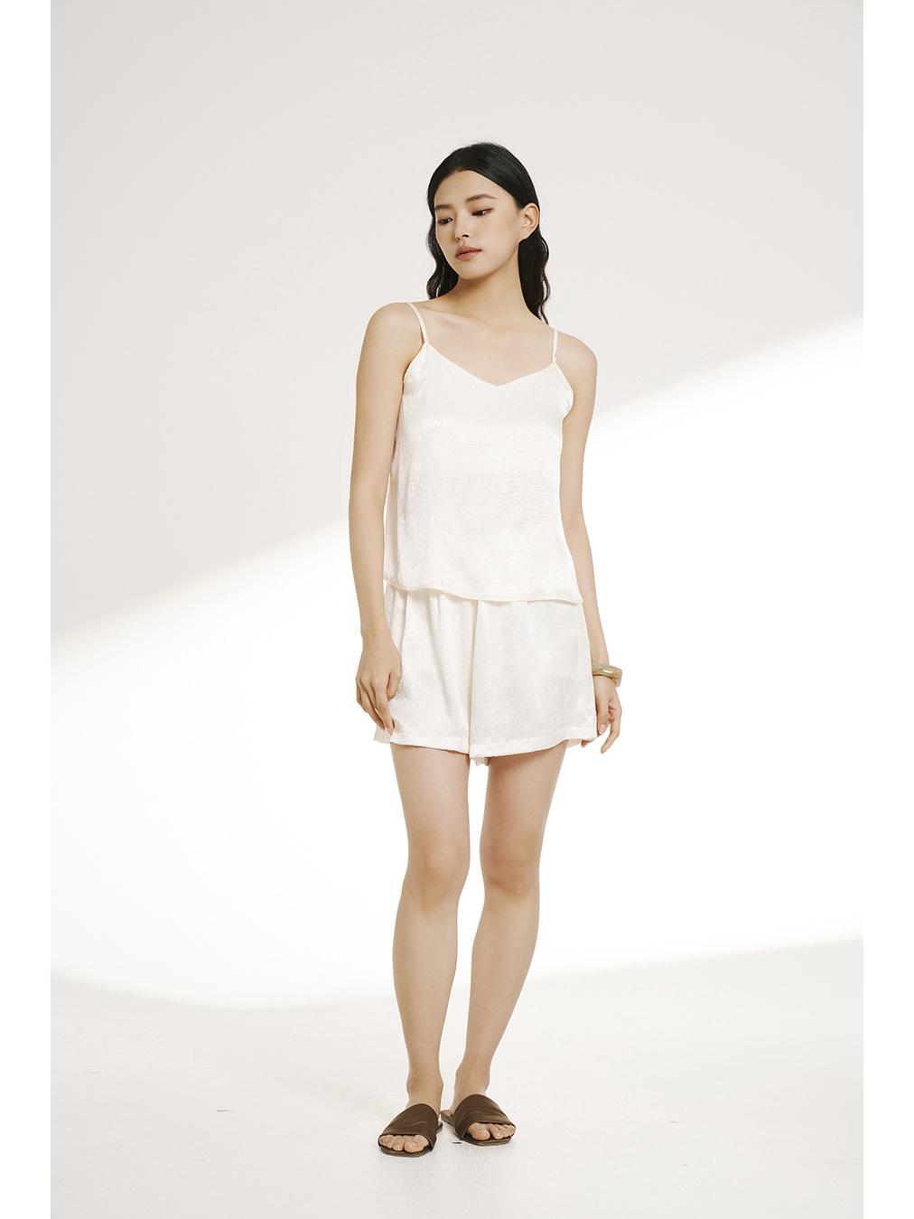 

Gold-Plated Satin Camisole: Silky Smooth, Sexy, Slimming Loungewear for Women One Size