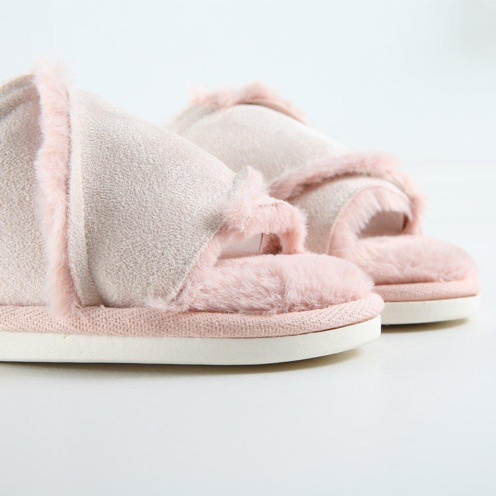 Fitri Winter Room Warm and Warm Women's Slippers, Stylish, Fluffy, Shoes,