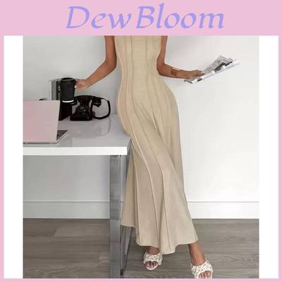 Polyester A Line Dress With Wrinkleresistant Fabric For Casual And Party Wear