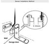 Tuya Smart WiFi Voice-Controlled Garage Door Controller with Flip-Up Docking Speaker (English Version)