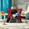Classic Anime P-Persona 5 Square Double-Sided printed Pillow Case Bedroom Bedside Pillow Sofa Cushion Cover