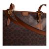 COACH TAXI 36 Brand Classic Logo Tote Bag Tote Bag Shopping Bag Artificial Leather Shoulder Bag Large Size Women's Dark Brown