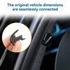 1pc Black Plastic Clothes Hook for Partition and B-Pillar Curtain, Compatible with Mercedes-Benz.