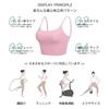 Yomoment Sports Cross Molded High for and Cocoa Bra, Non-Slip, Back, Built-in Cups, Sweat-Wicking, Quick-Drying, Wire-Free, Support, Padded, Fitness,