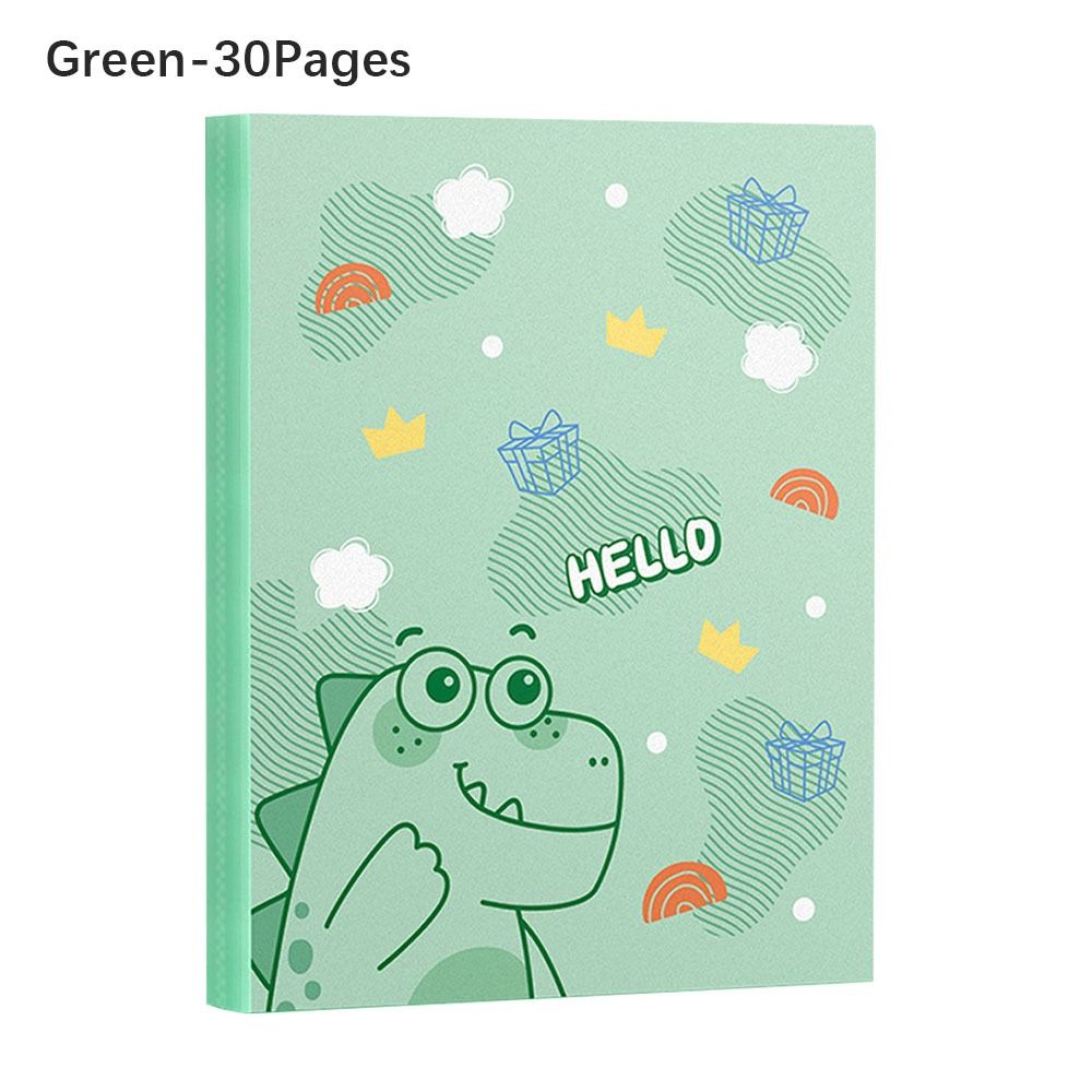 30/40/60 Pages A4 Cartoon Large Capacity Archives Bag File Folder Student Test Paper Storage School Office Stationery