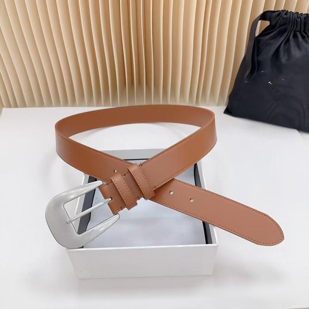 Women's Lux Cowhide Double-Sided Belt - Versatile, Fashionable, High-End