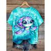 Summer T-Shirt Hawaiian Short Sleeve Tee Tops O-Neck Hawaii Women's Clothing
