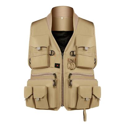 Men's Outdoor Multi-Pocket Vest Photography Fishing Breathable Comfortable Vest