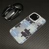 Creative Silver IMD Double Layer Puzzle Case for Apple 16 Promax, 15, 14/13 - High-End Feel